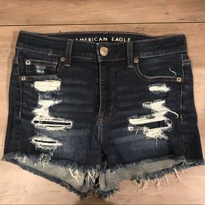 American eagle jean shorts